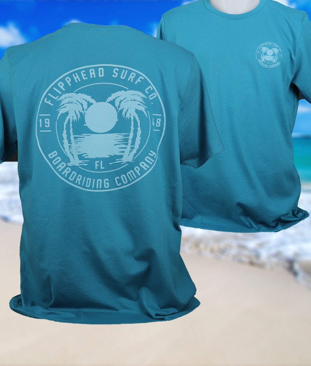 flipphead surf co 957 surf t shirt